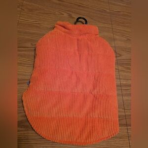 Berkshire Vibrant Orange Corduroy Dog Coat